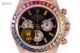 Perfect Replica N9 Factory Rolex Daytona 7750 Rainbow Diamond Bezel Rose Gold Oyster Band 40mm Men's Watch (3)_th.JPG